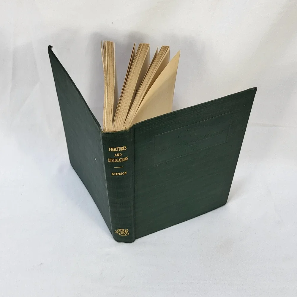 1947 A Manual of Fractures and Dislocations Barbara Stimson 2nd Ed Medical Book
